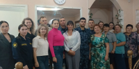 Сотрудники и ветераны ИК-1 ГУФСИН Кузбасса приняли участие в акции «Эстафета поколений» - ГУФСИН по Кемеровской области