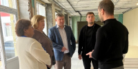 Кирилл Лукиян и Сергей Балашов посетили Сосенскую школу №1 - Законодательное Собрание