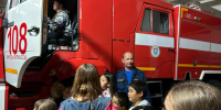 В гости к огнеборцам - Центр по делам гражданской обороны, пожарной безопасности и чрезвычайным ситуациям