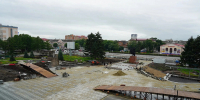 В Уссурийске продолжается благоустройство центральной площади в рамках национального проекта - Администрация Приморского края
