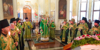 В день своего тезоименитства митрополит Герман совершил Божественную литургию в Сретенском храме - Свято-Троицкий женский монастырь