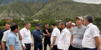 Рабочий визит заместителя председателя правительства Ризвана Газимагомедова в Гергебильский район - Гергебильский район