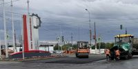 В Краснооктябрьском районе на Первой продольной магистрали  завершена укладка асфальтобетонного покрытия - Город Волгоград
