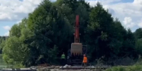В Калуге отремонтировали секции понтонного моста на Яченском водохранилище - Калужский перекрёсток