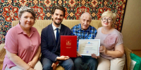 100 лет мужества: ветерана Великой Отечественной войны Анатолия Андреевича Рыбина поздравили с вековым юбилеем - Администрация города