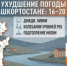 Ухудшение погоды в республике Башкортостан с 16 по 20 июля - Татышлинский район