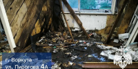 В Коми спасатели вынесли из полыхающей квартиры 83-летнего мужчину - Pg11.Ru