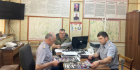 Рабочая встреча руководства СИЗО-3 с военным комиссаром по вопросам комплектования кадрами - УФСИН России по Республике Дагестан