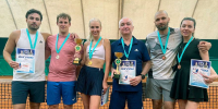 Смешанная пара первенствовала на теннисных соревнованиях - SportUs.Pro