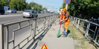 МБУ «Автодорстрой» продолжает выполнение летних видов работ на дорогах Барнаула - Администрация г. Барнаул