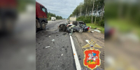 Два человека погибли в ДТП с грузовиком в Подмосковье - M24.Ru