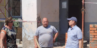 В луговском Доме культуры ремонтируют входную группу и запасные выходы - 168.Ru