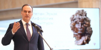 Артём Здунов выступил на открытии выставки Степана Эрьзи в Москве - Вестник Мордовии