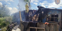 В Приамурье из горевшего дома спасли мужчину - ИА Порт Амур