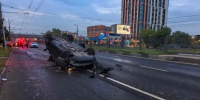 ДТП с переворотом машины в Рязани - РИА 7 Новостей