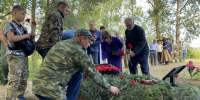 Останки девяти красноармейцев с воинскими почестями захоронили в деревне Пижма - Online47.Ru