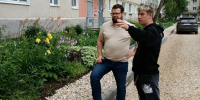 Максим Гармашев оценил ход работ по ремонту дворовой территории на Станкозаводской,  25 - Городская Дума