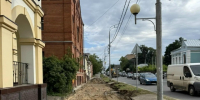 В Сергиевом Посаде стартовали работы по благоустройству тротуара на проспекте Красной Армии на участке от ул. Кооперативная до ул. Воробьевская - Администрация Сергиево-Посадского района