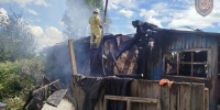 Получил ожоги: в Бурейском округе пожарные вытащили мужчину из пылающего дома (ФОТО) - Asn24.Ru