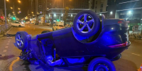 В Краснодаре в полночь перевернулся “Ягуар” - Югополис