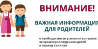 Контроль за детьми до 18 лет в летнее время: за что на самом деле отвечают родители?. - Администрация г. Вятские Поляны