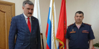 Начальник Управления Росгвардии по Оренбургской области провёл рабочую встречу с ректором ОГУ - Росгвардия