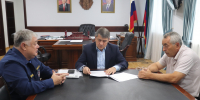 Вопросы безопасности на повестке дня: врип главы  Кизилюртовского района провел  встречу  с представителем МЧС Дагестана - Кизилюртовский район