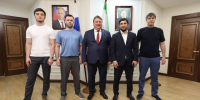 ​РУСЛАН БЕЛХОРОЕВ ПРИНЯЛ УЧАСТИЕ В ОБСУЖДЕНИИ РАЗВИТИЯ СПОРТИВНОЙ ИНФРАСТРУКТУРЫ ИНГУШЕТИИ С ПРЕДСТАВИТЕЛЕМ МИНСПОРТА РОССИИ - Министерство по физкультуре и спорту