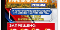О введении особого противопожарного режима на территории города Аргун - Мэрия города