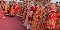 Канун дня святых Царственных Страстотерпцев. Царские дни в Екатеринбургской митрополии - Храм св. вмц. Екатерины