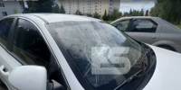 Разъяренная женщина с огромным топором атаковала машины в Балабаново - Obninsk.Name
