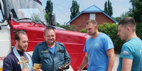В Пожарно-спасательной части села Кочубеевского был совершен чин освящения пожарной техники - Епархия