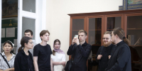 ЯРОСЛАВСКУЮ ДУХОВНУЮ СЕМИНАРИЮ ПОСЕТИЛА ГРУППА МОЛОДЕЖИ ИЗ КЛУБА «ЕЛОХОВЦЫ» - Ярославская епархия