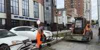 В Дзержинском районе Новосибирска обновляют и очищают магистрали - 1-LINE