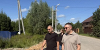 Завершено обустройство тротуара в деревне Пучково - Городская Дума