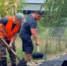 Начались работы по укладке асфальта на новом тротуаре по улице Красной х. Северин - Тбилисский район