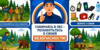 СОБИРАЯСЬ В ЛЕС – ПОЗАБОТЬТЕСЬ О СВОЕЙ БЕЗОПАСНОСТИ! - Пожарно-спасательный центр