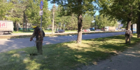 На территории района продолжаются работы по покосу сорной растительности - Администрация г. Барнаул
