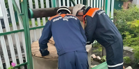 Спасатели подняли тело и передали его полиции||Фото pozhar.pnzreg.ru - Пензенская Правда