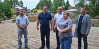 Сквер в Знаменке и другие соцобъекты: Хоценко с командой проверяет реализацию проектов в северных районах - ИА Новый Омск