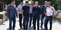 Глава города Вячеслав Франк проверил ход работ на проспекте Ленина - Администрация г. Барнаул