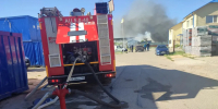 Пожарные оперативно ликвидировали возгорание в Производственном проезде в Бронницах - MosRegToday.Ru