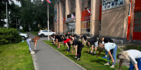 Бодрая зарядка с чемпионом в рамках акции «Активное долголетие»! - Комитет по физкультуре и спорту