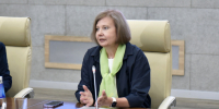 Ольга Бутенко на заседании / Фото: barnaul.org - ИА Амител