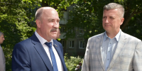 Депутаты областного Совета проверили ход строительства ФОКа на ул. Матвеева - Совет народных депутатов