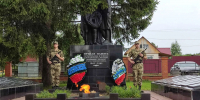Митинг посвящённый 83 летию освобождения от немецко-фашистских захватчиков с. Хотьково - Козельская епархия