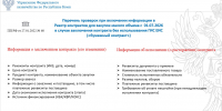 Перечень проверок при включении информации в Реестр контрактов для закупок малого объема с  01.07.2026 в случае заключения контракта без использования ГИС ЕИС - УФК по Республике Коми