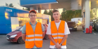 Волонтёры – студенты политеха помогают поддерживать порядок на АЗС - НГТУ