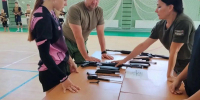 В школе № 8 прошла военно-спортивная игра «Рубеж. Путь воина» - Орлиновский муниципальный округ