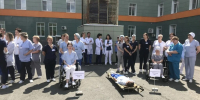 В Республиканской онкологии прошла объектовая тренировка по действиям при чрезвычайной ситуации - Республиканский онкодиспансер